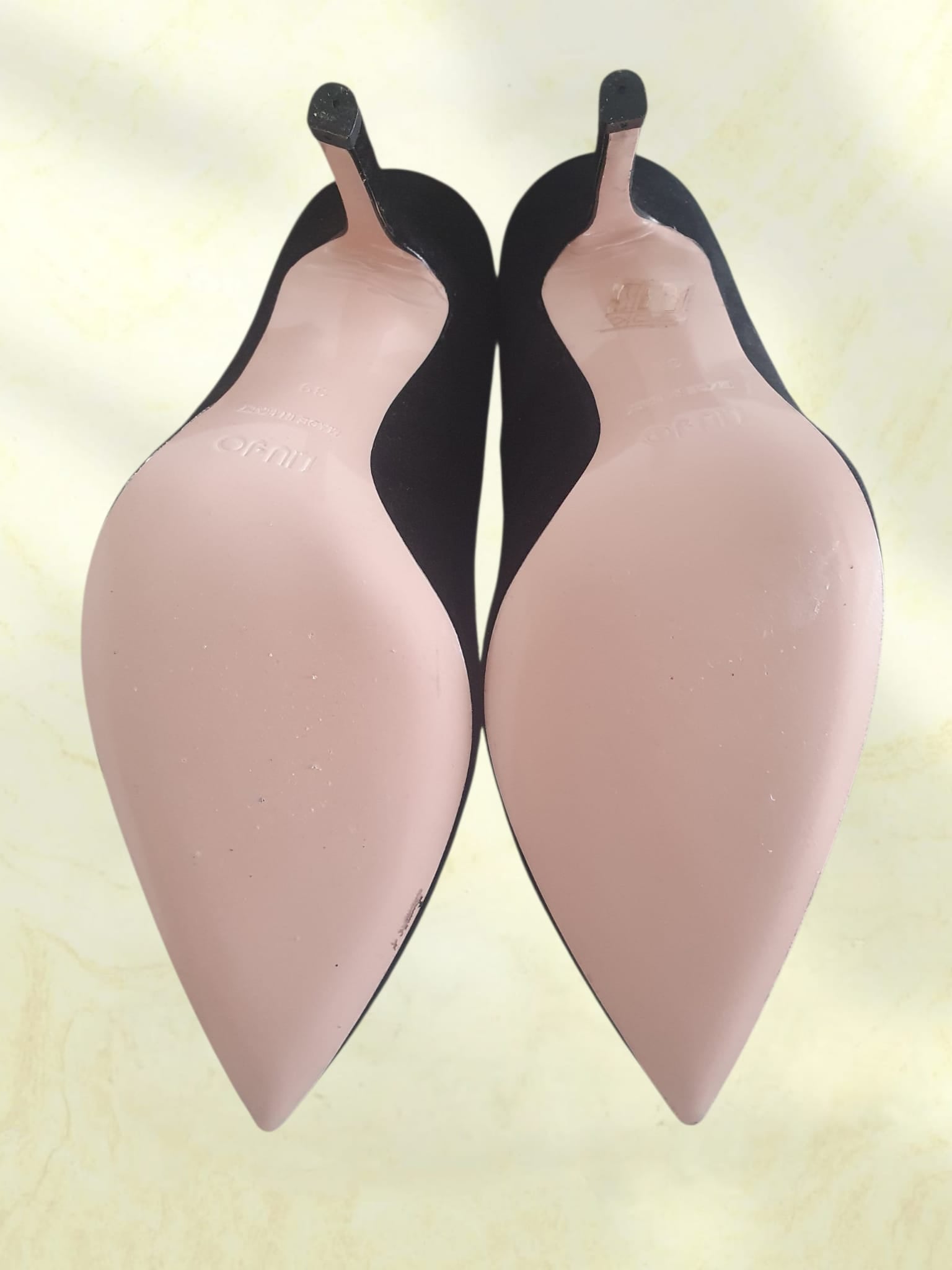 👠 Escarpins Liu Jo "Marilyn" en Daim Noir – Neufs avec Boîte- p39