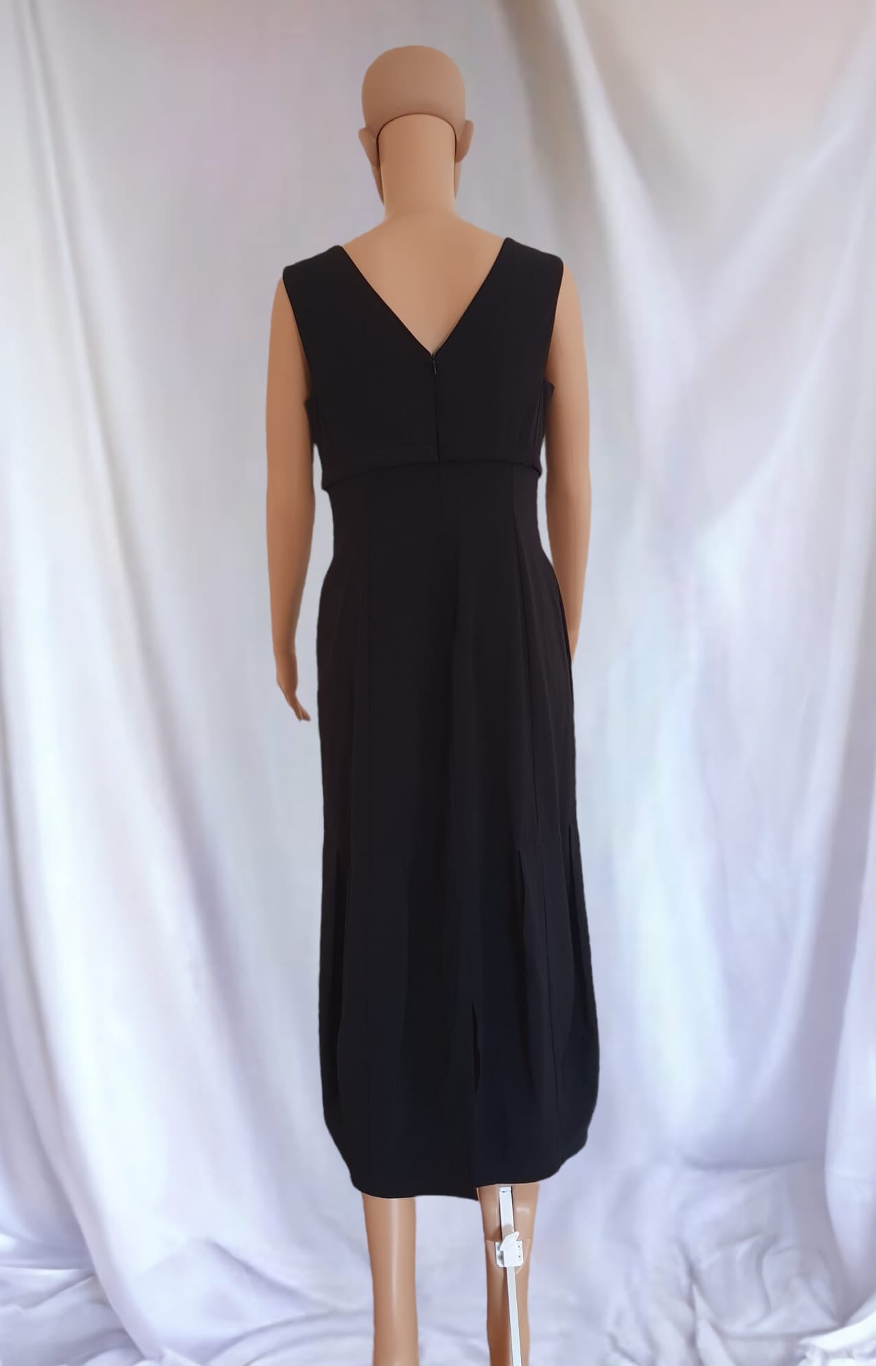 Élégante Robe Longue Noire Hugan'co- Taille 40