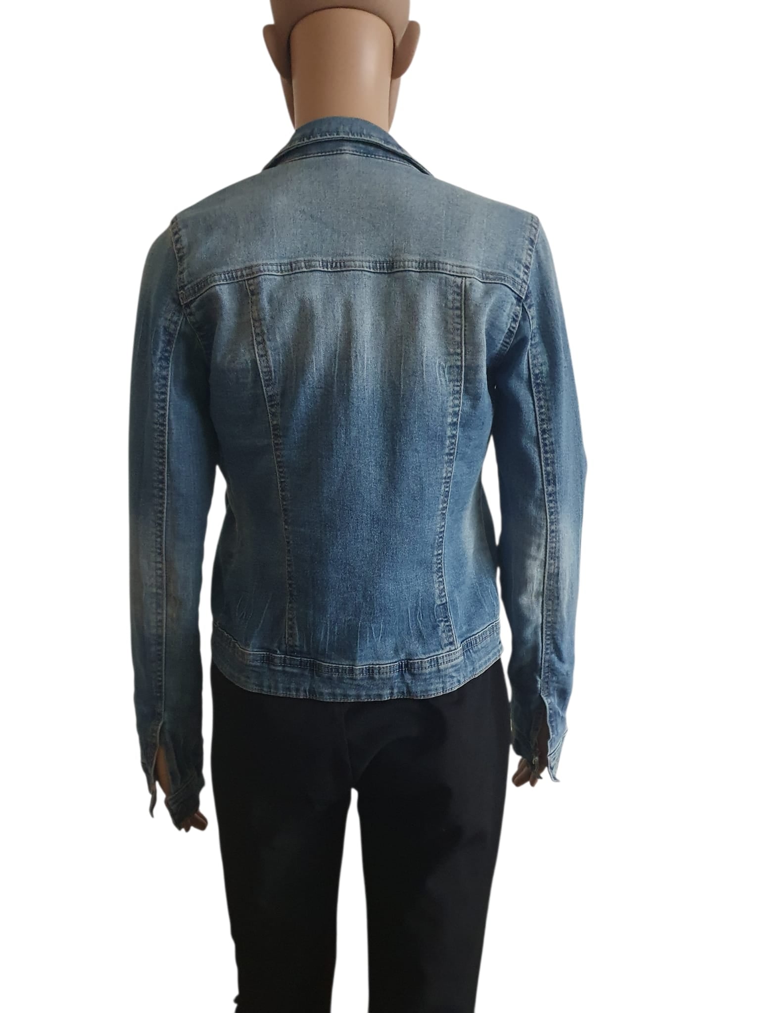 Veste en jean ajustée Only- Denim Bleu Claire- T34
