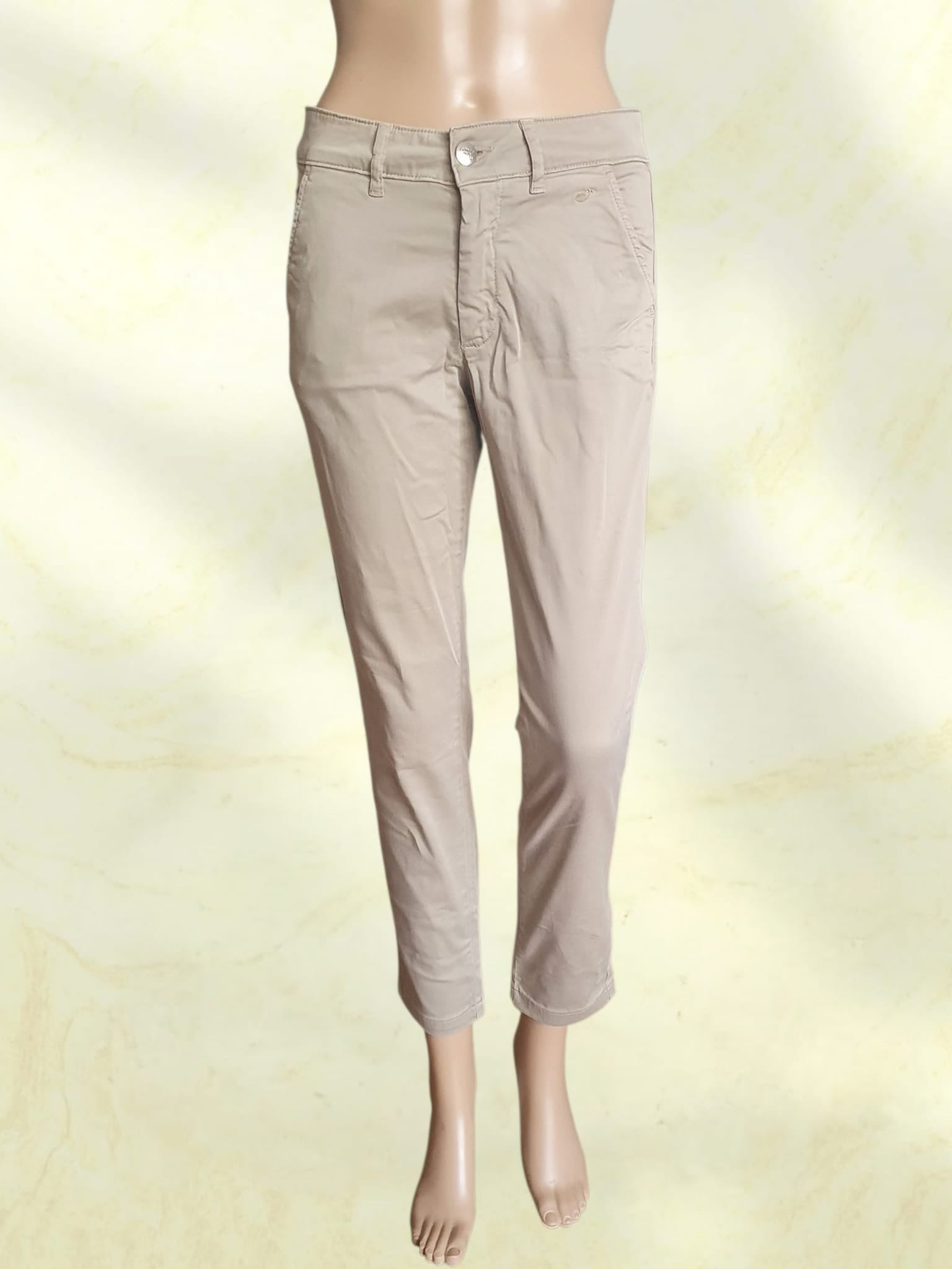 Pantalon Chino Femme Beige Taupe "Le Phare de la Baleine" - Taille 36
