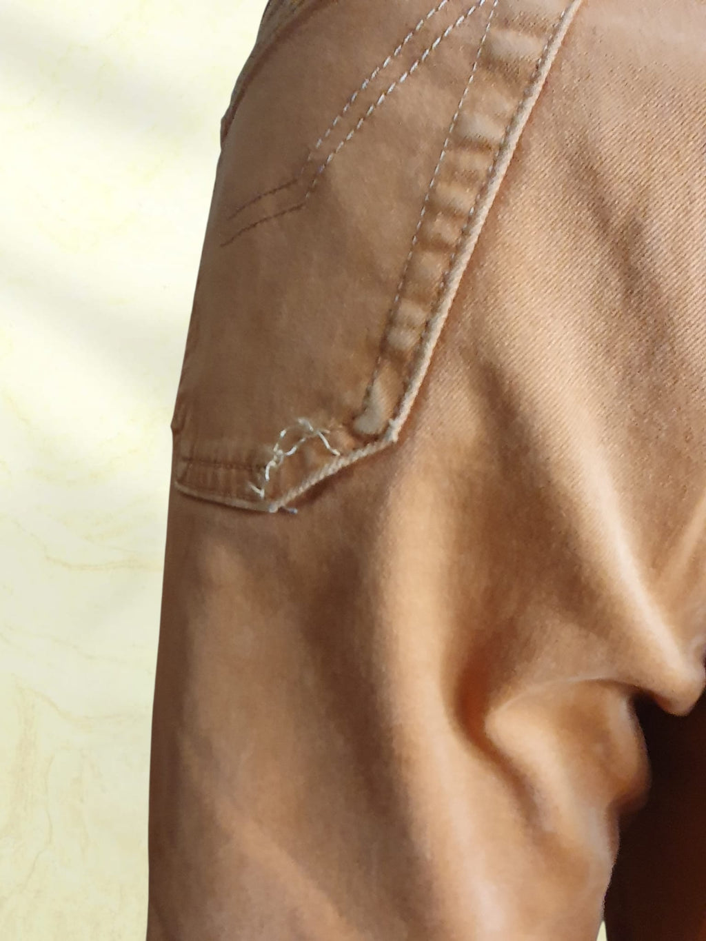 Pantalon Jeckerson Femme Slim Fit - Ocre Caramel - Made in Italy- T40