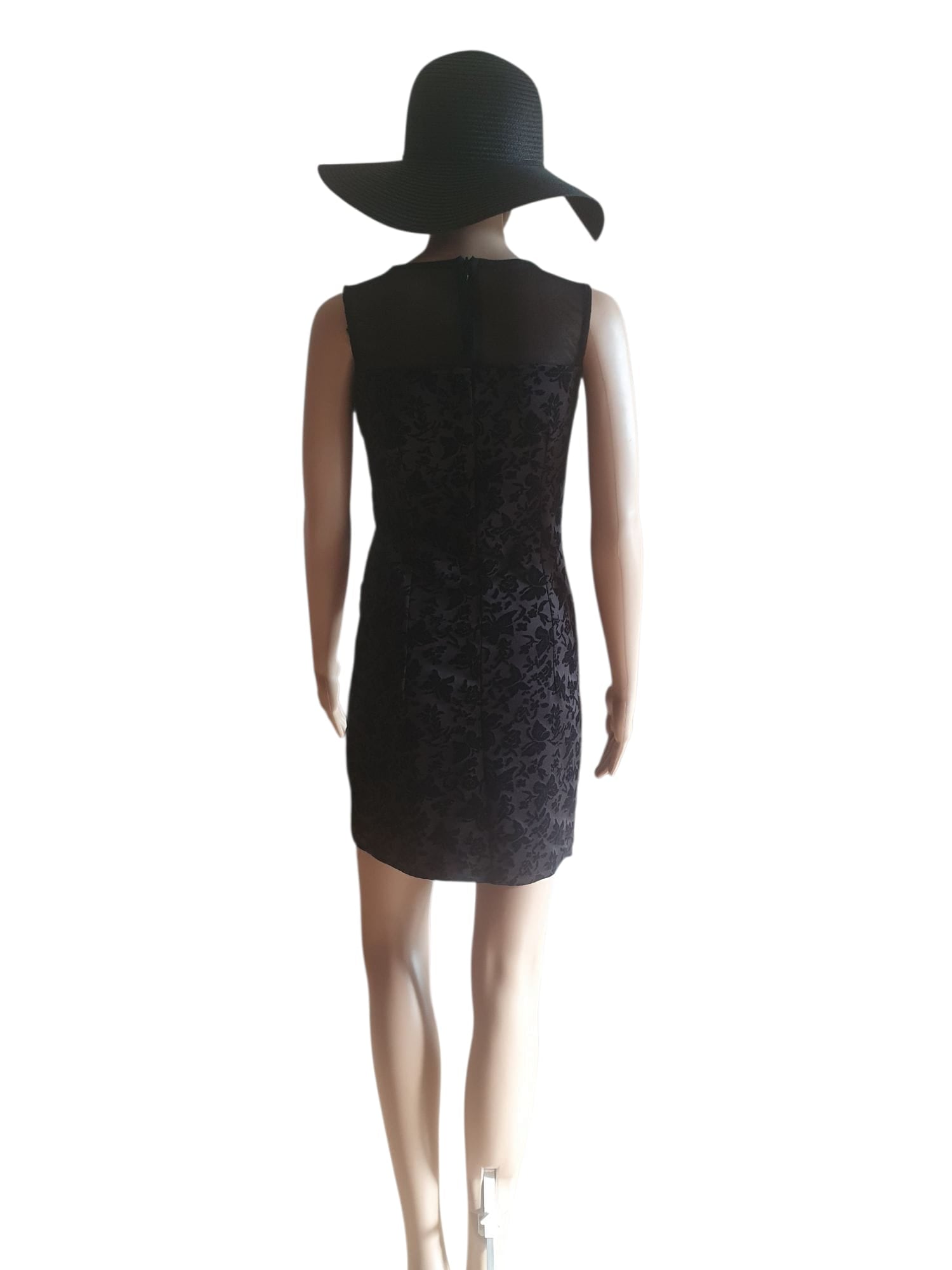 🇮🇹 Petite Robe Noire de Soirée – Chic & Romantique – Made in Italy- Taille 38