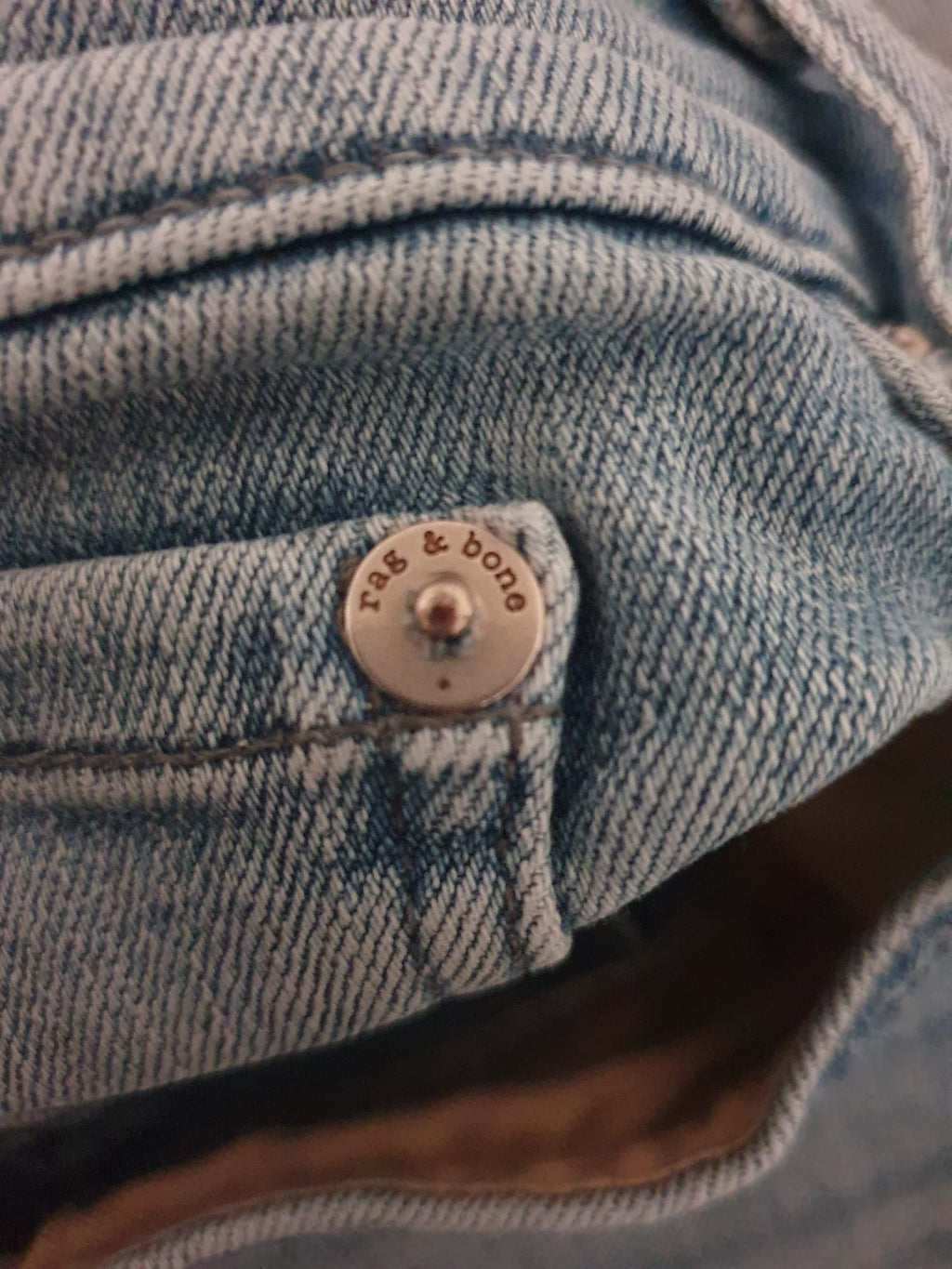 Jean Rag & Bone - Modèle Lena- Luxe Distressed Denim T40