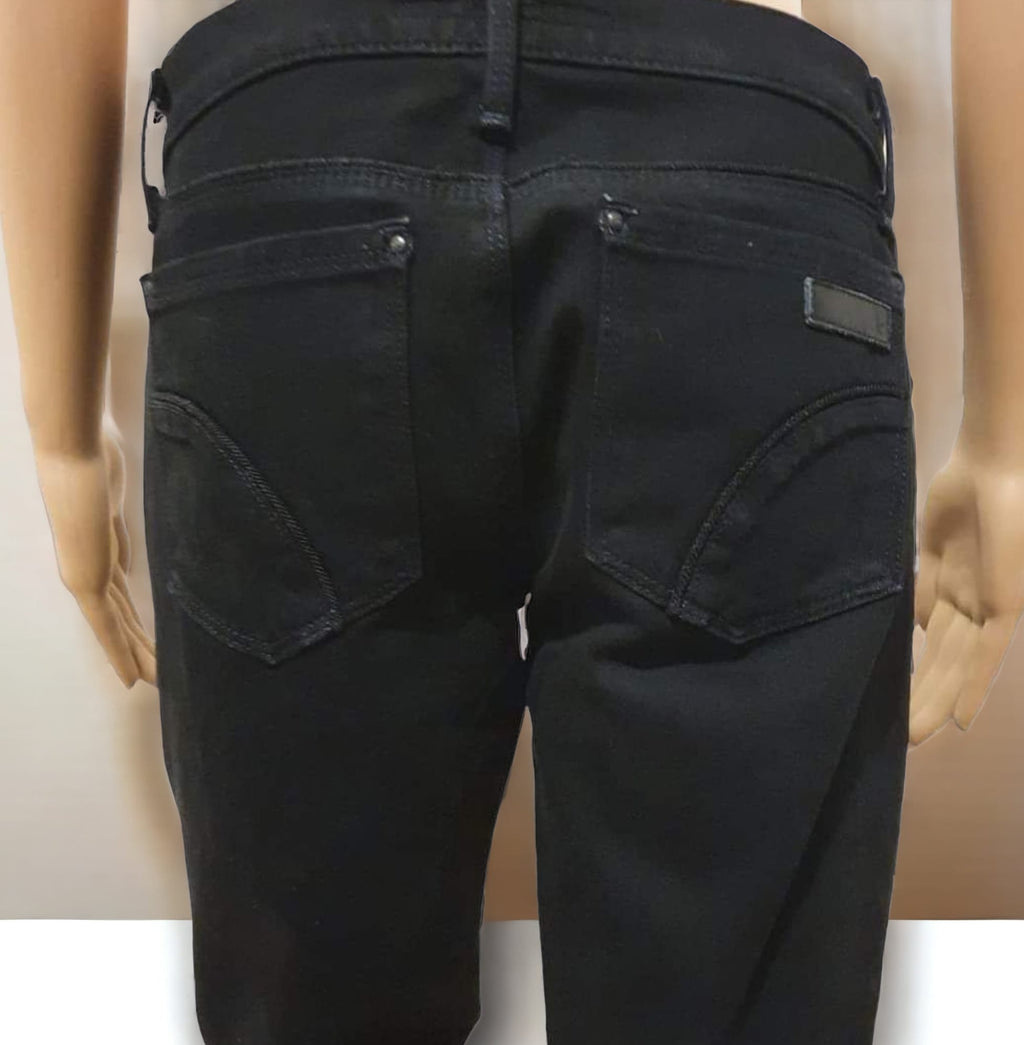 🖤 Jean Joe's Jeans "The Lara" – Coupe Cigarette – Noir Intense (Stay Black) T40