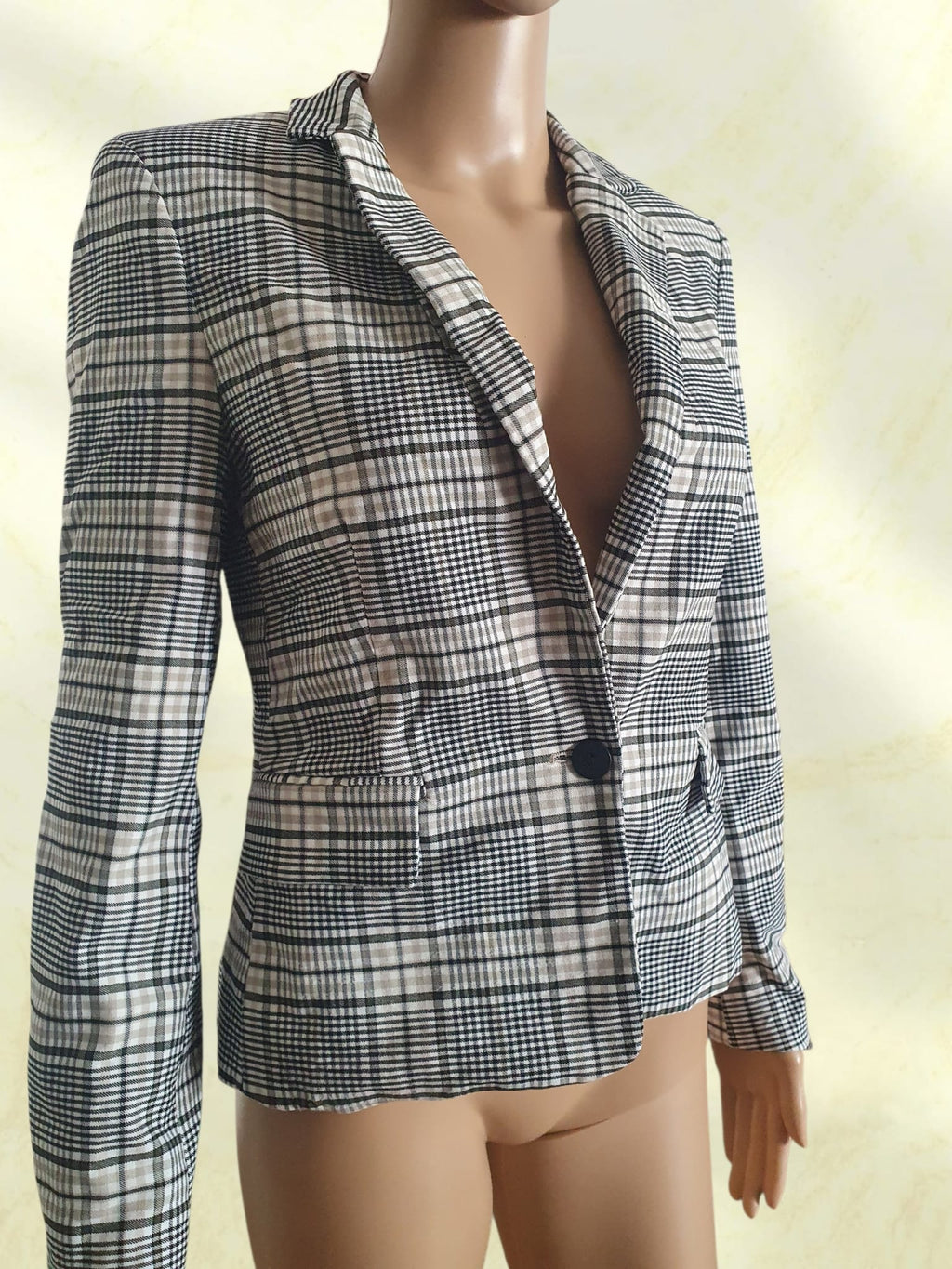 Veste Blazer Femme à Carreaux Cache Cache - Taille 36 (S)