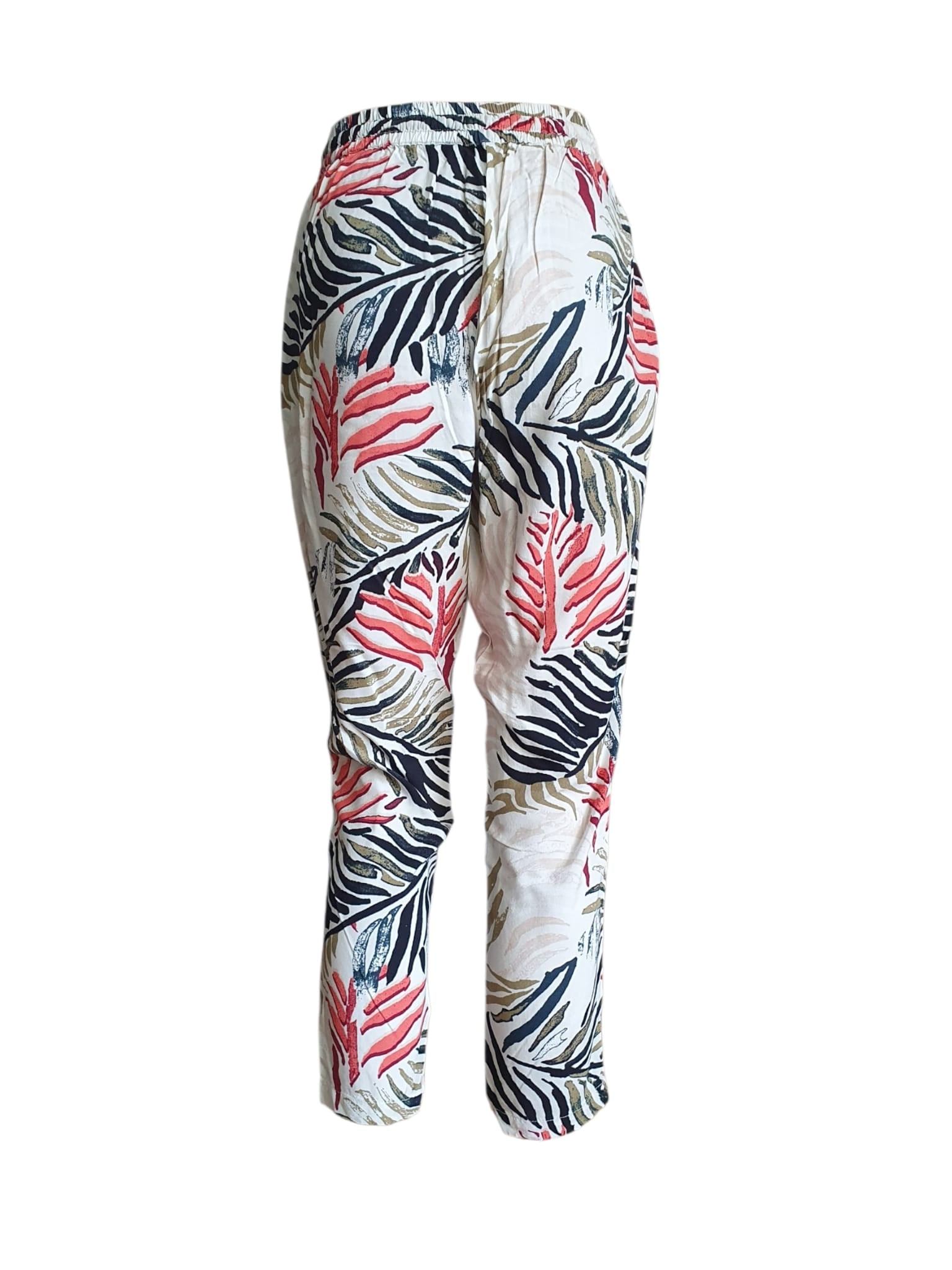 Pantalon Fluide Femme Garcia Jeans- Imprimé Tropical & Coupe Confort