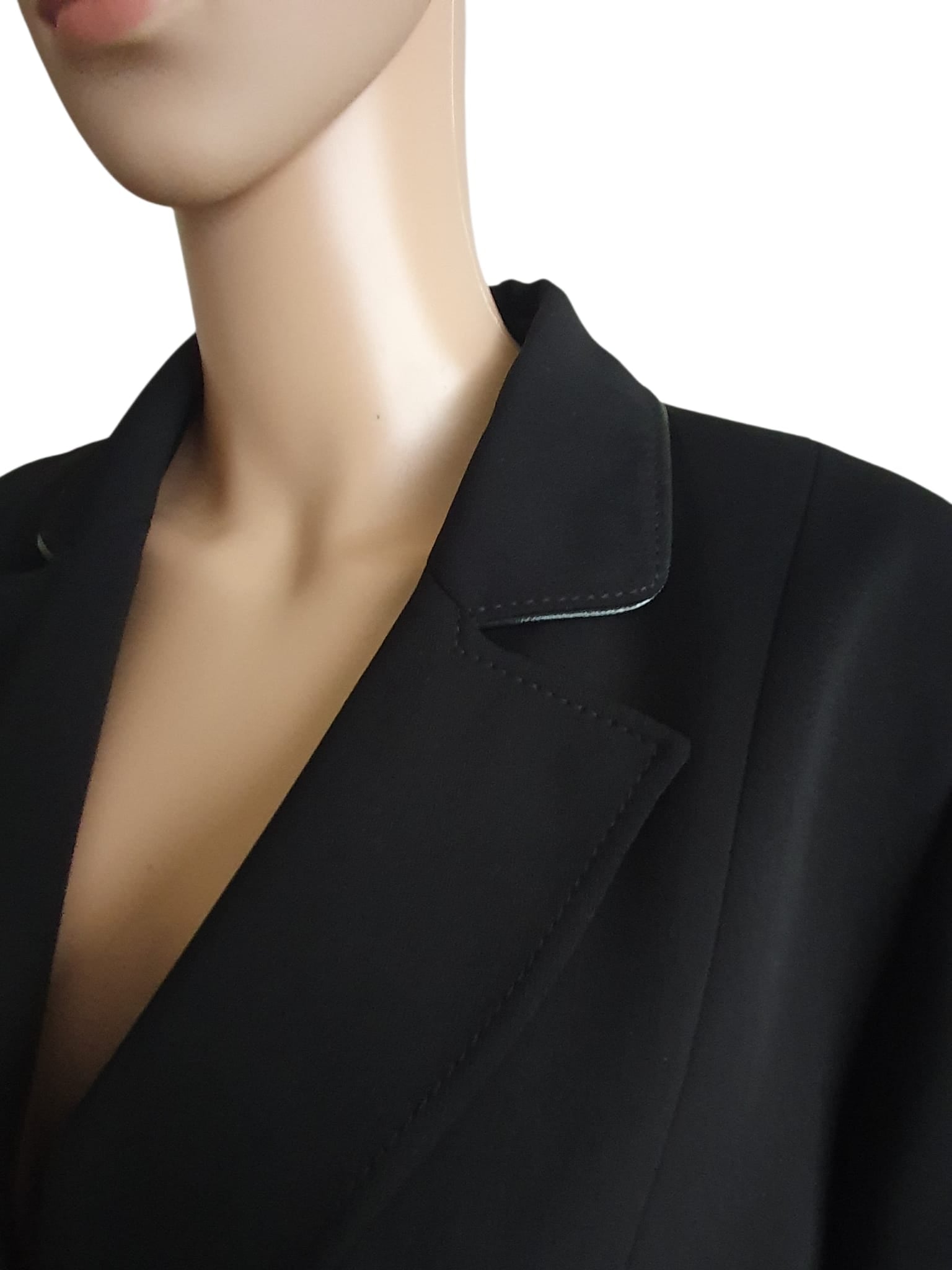 Veste Blazer Noir Intense- Un Jour Ailleurs- Taille 46 (Neuve)