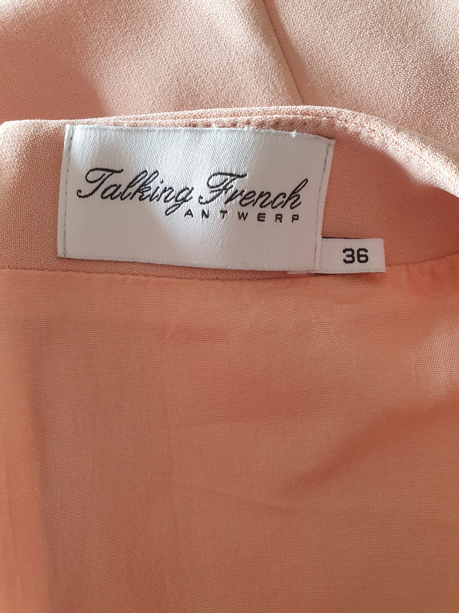 Magnifique Robe Courte Rose Poudré avec Noeud – Style Rétro Chic - T36