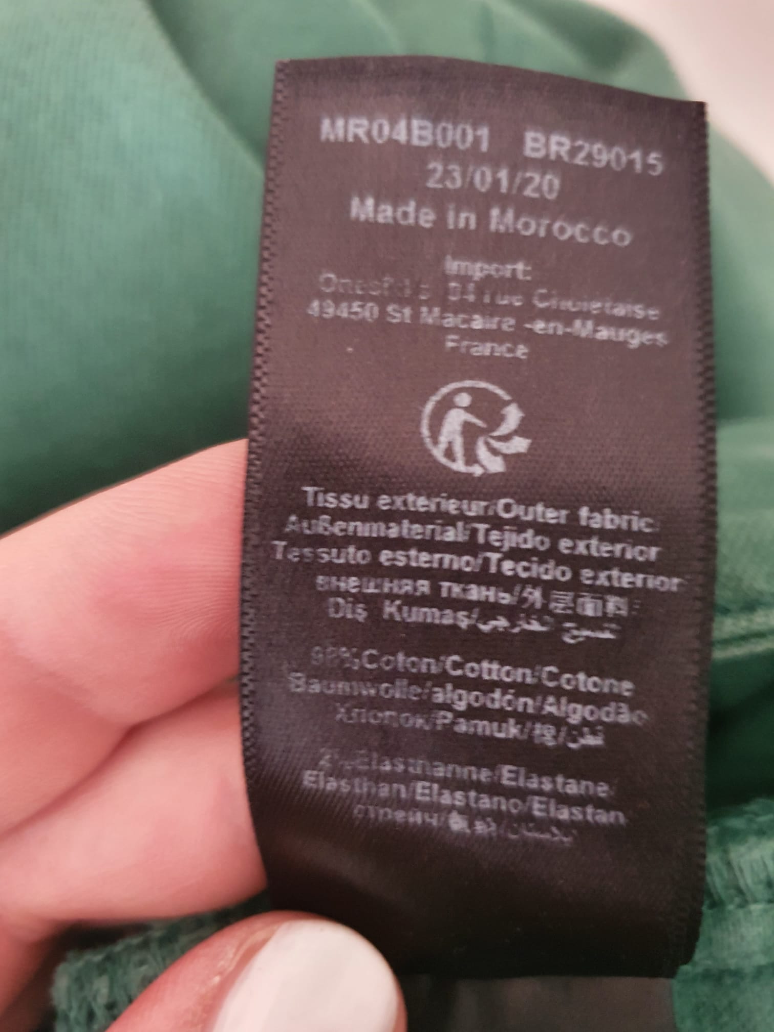 Jean Slim IKKS Women – Vert Émeraude – Taille 34